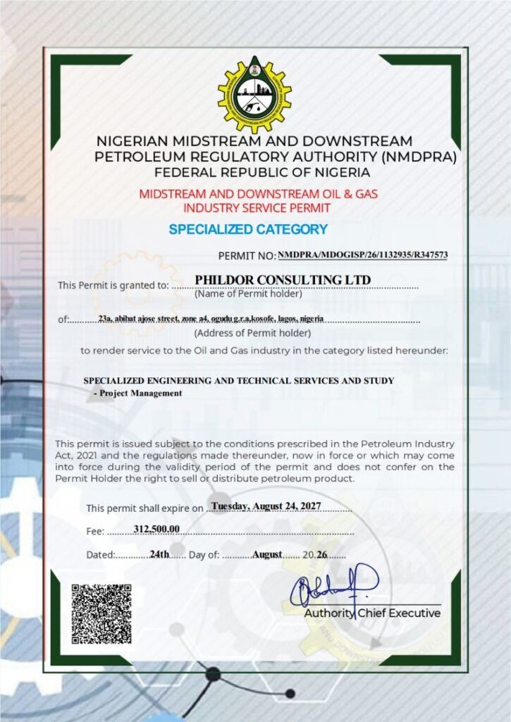 Specialised Engineering & Technical Services — Project Management