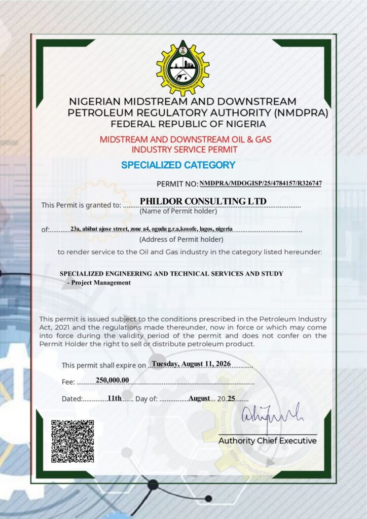 Specialised Engineering & Technical Services — Project Management